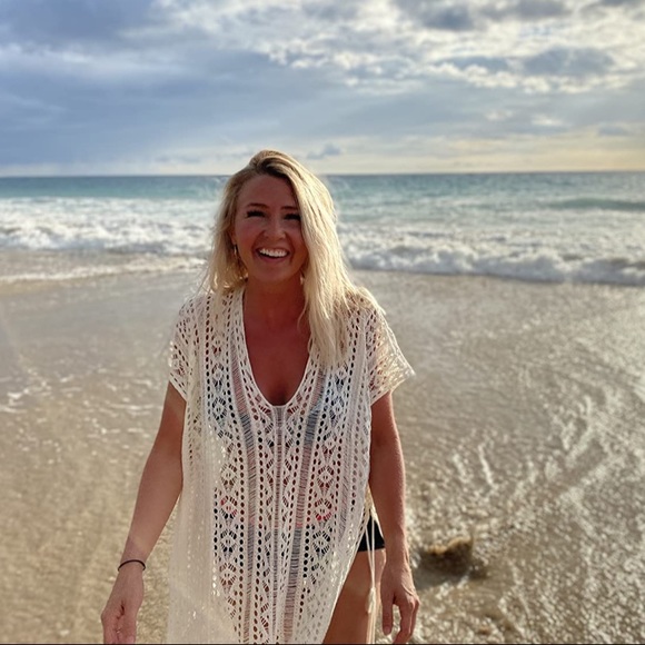 BRAND NEW WOMENS STYLISH BEACH COVER UP NWT - Picture 5 of 7